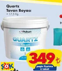 POLİSAN QUARTZ TAVAN BOYASI • 17,5 KG POLİSAN QUARTZ TAVAN BOYASI • 17,5 KG